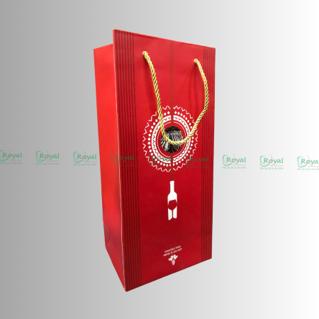 Túi giấy đựng rượu vang