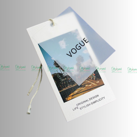 Tag giấy quần áo