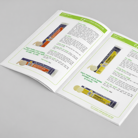 In catalogue dược phẩm chuyên nghiệp