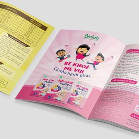 In catalogue dược phẩm tươi sáng, chuyên nghiệp, dễ đọc