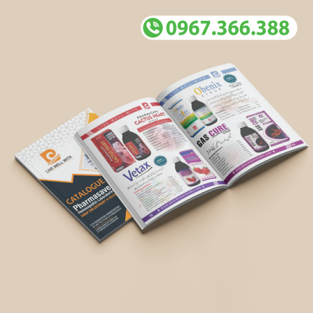 In catalogue dược phẩm chuẩn hóa – sắc nét