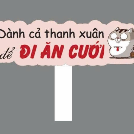 Hashtag cầm tay tạo điểm nhấn hình ảnh trong mọi buổi tiệc