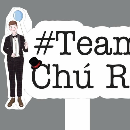 Hashtag cầm tay trang trí bàn tiệc, khu chụp ảnh nổi bật