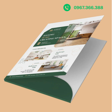 Kẹp file tài liệu in ấn theo yêu cầu