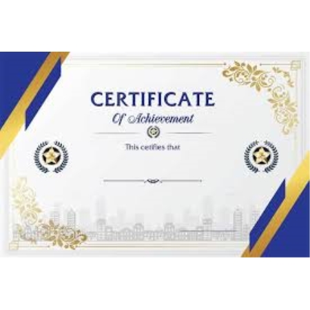 Giấy chứng nhận đa dạng mẫu mã, dễ tùy chỉnh