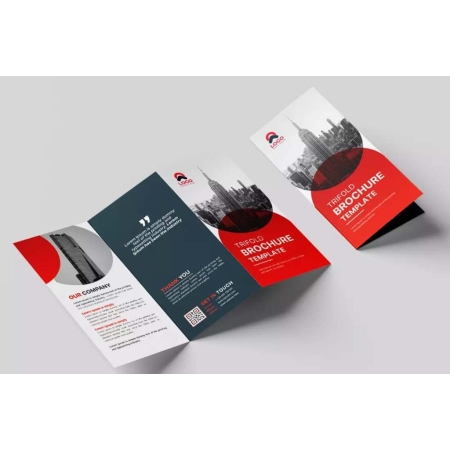 Tờ gập brochure quảng cáo doanh nghiệp sáng tạo