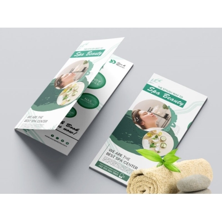 Tờ gấp quảng cáo mỹ phẩm – spa cao cấp