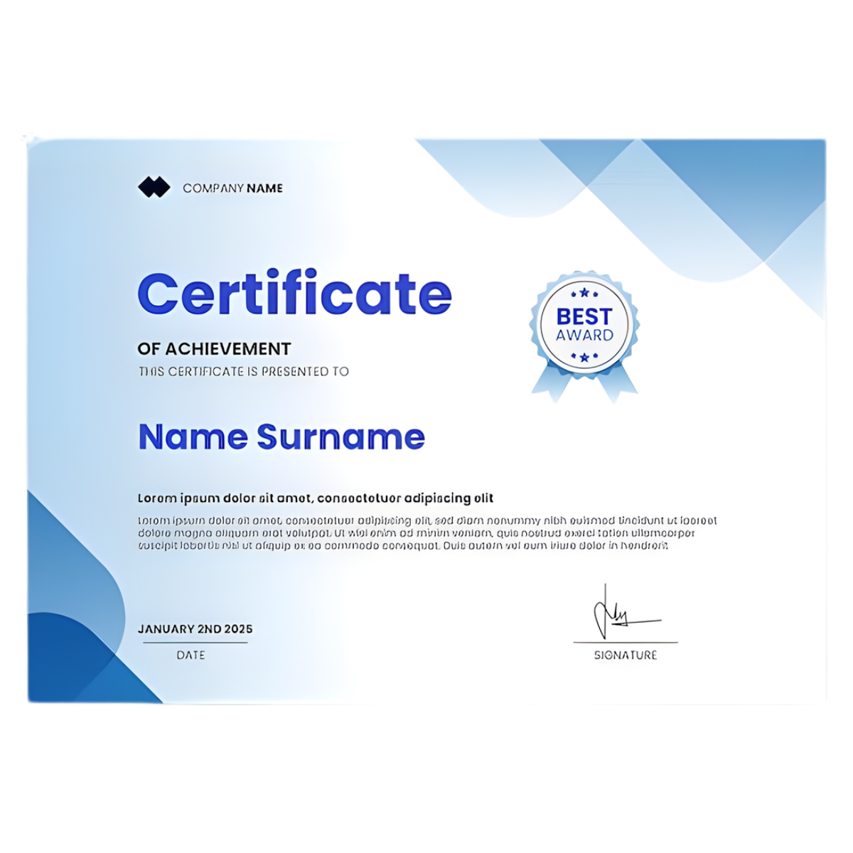 Giấy khen, giấy chứng nhận