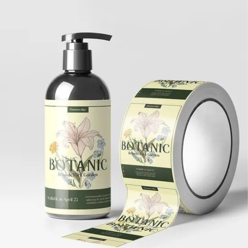 Tem decal d&aacute;n chai mỹ phẩm chiết xuất thi&ecirc;n nhi&ecirc;n Botanic