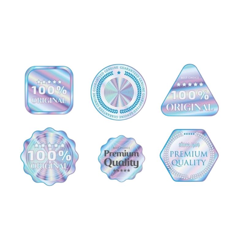 C&aacute;c mẫu tem hologram chống h&agrave;ng giả 100% Original