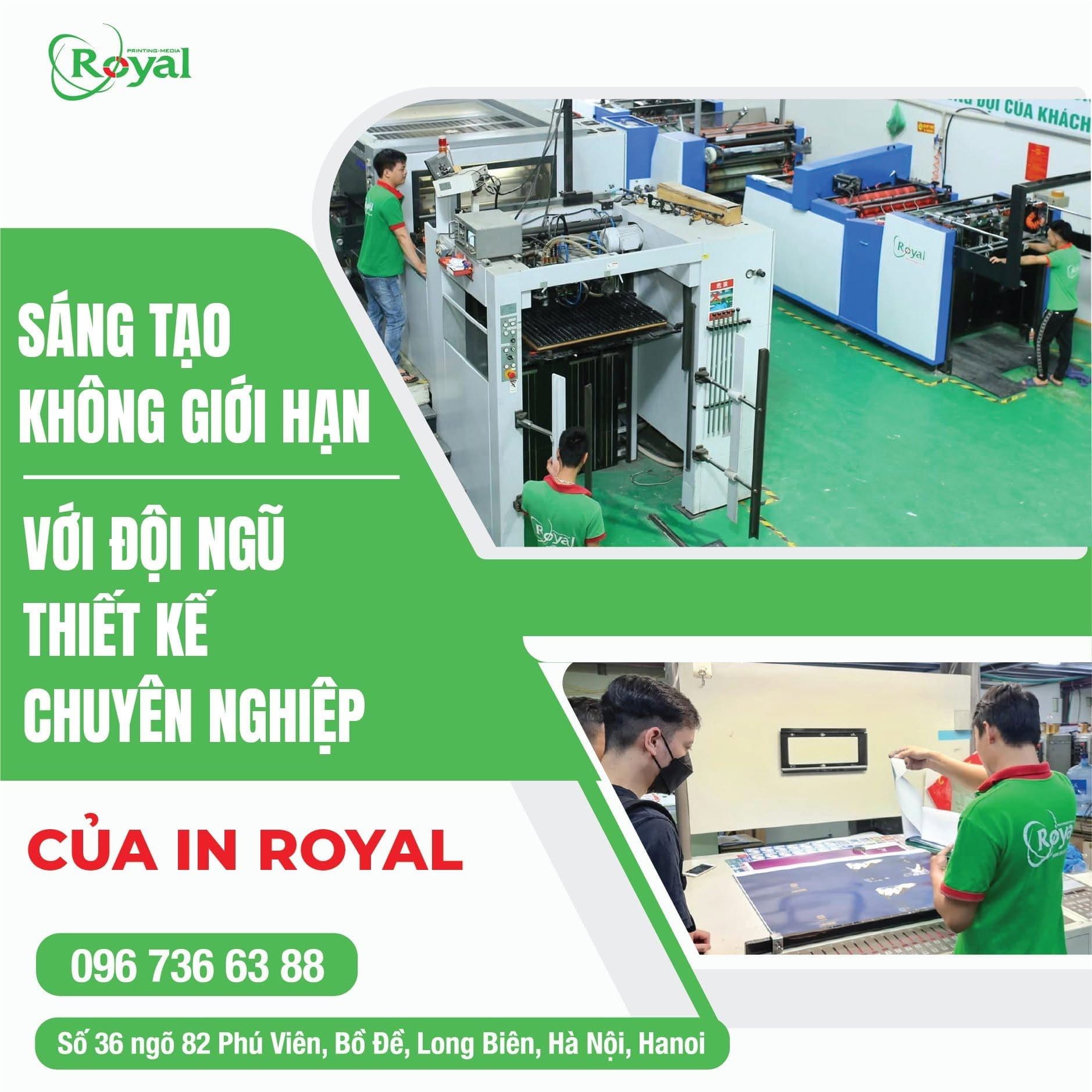 Dịch vụ thiết kế v&agrave; in hộp giấy theo y&ecirc;u cầu gi&aacute; tận xưởng In Royal