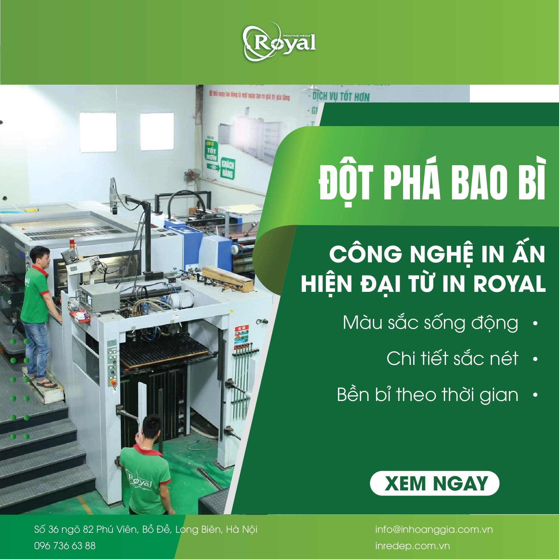 M&aacute;y bế tự động gia c&ocirc;ng vỏ hộp v&agrave; tem nh&atilde;n In Royal