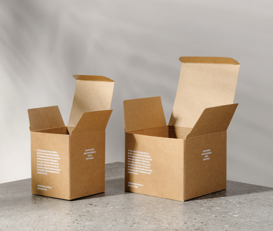 In hộp giấy Kraft - Kraft box aiprint.vn