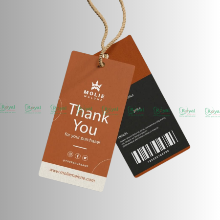 Tag giấy quần áo