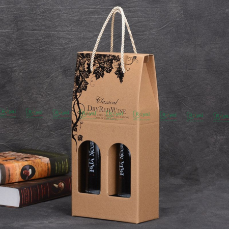 Túi giấy đựng rượu vang