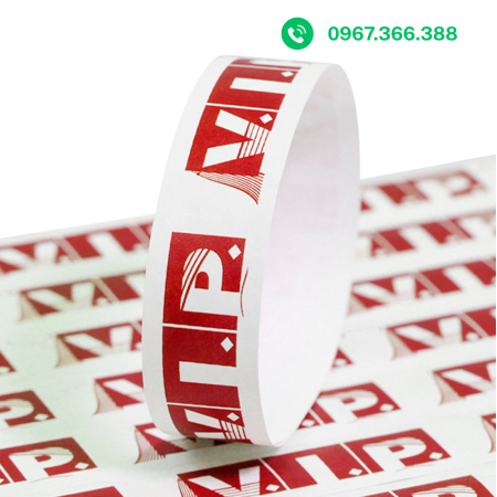 Vòng đeo tay giấy sự kiện