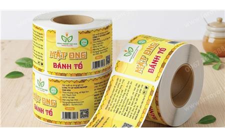 In Tem Nhãn Mật Ong – Thiết Kế Phù Hợp Chai Thủy Tinh, Chai Nhựa Và Hũ